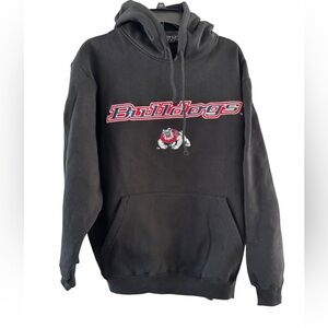 Fresno State Bulldogs Pullover Hoodie Black Unisex Size Large